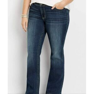 Maurice’s Mid-Rise Bootcut Jeans, Size 16W Long